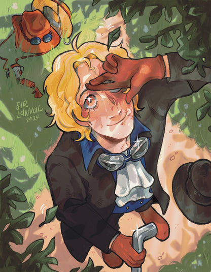 One Piece Sabo Print