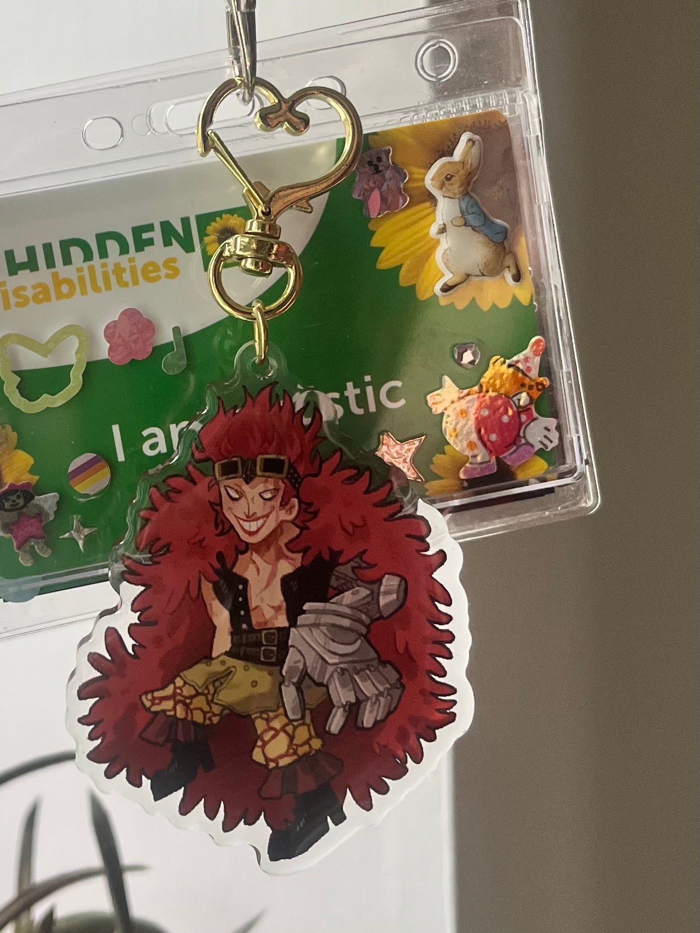 One Piece Eustass Kid Acrylic Keychain