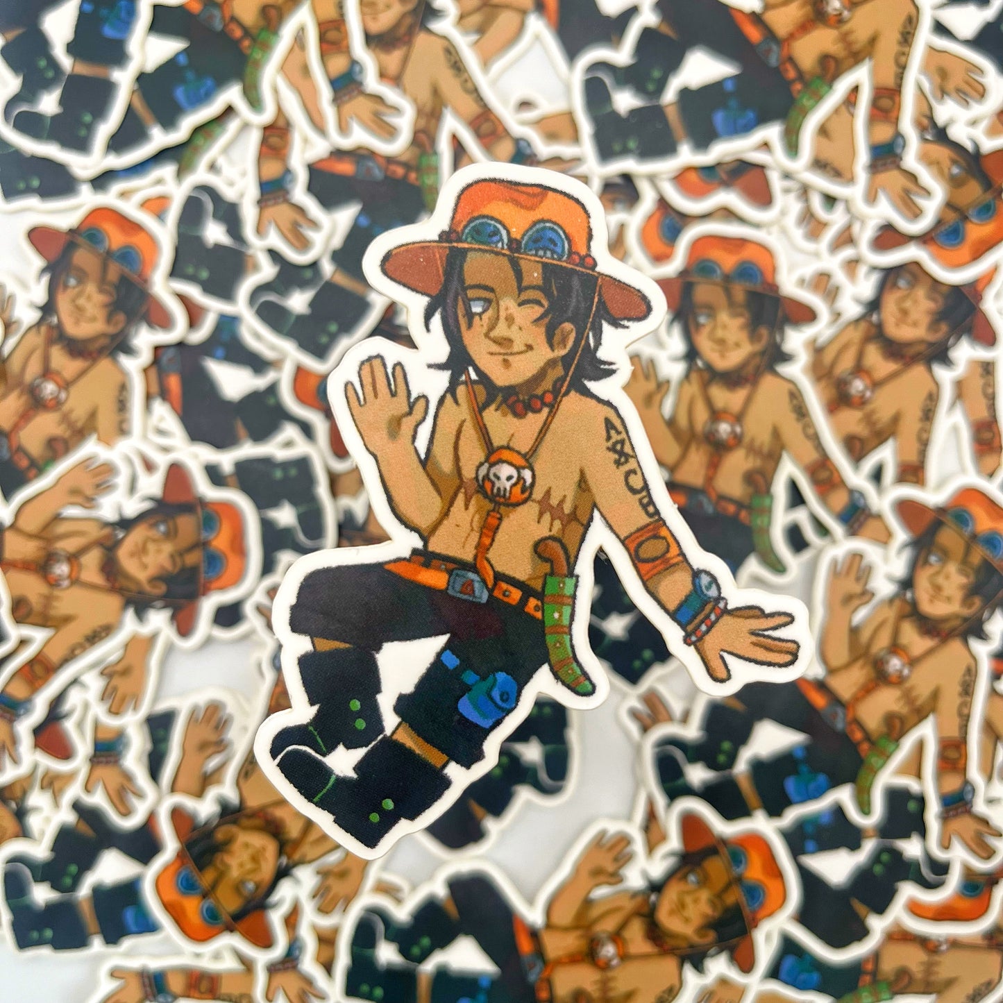 One Piece Ace Sticker