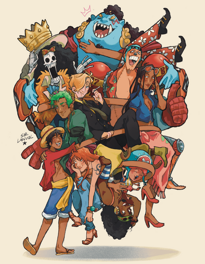 One Piece Strawhats Print