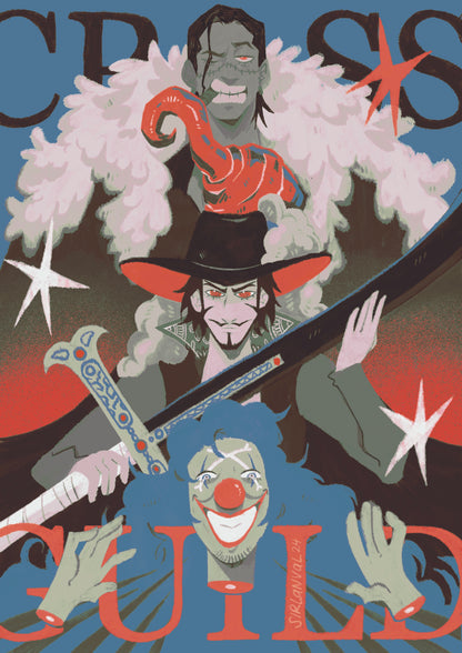 One Piece Cross Guild Print